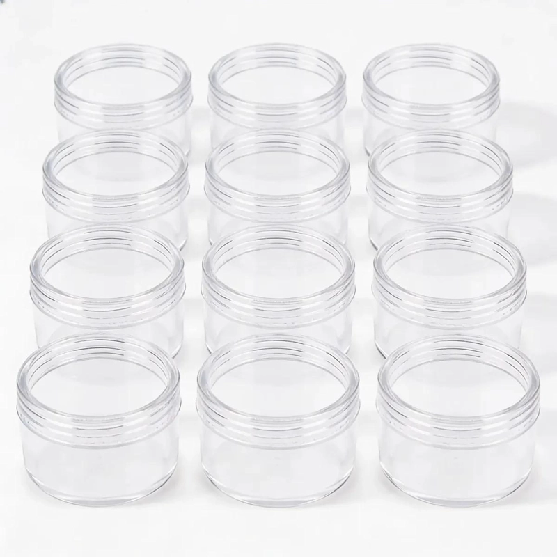 PACK DE 12 FRASCOS ORGANIZADORES TRANSPARENTES DE 30ML - 5