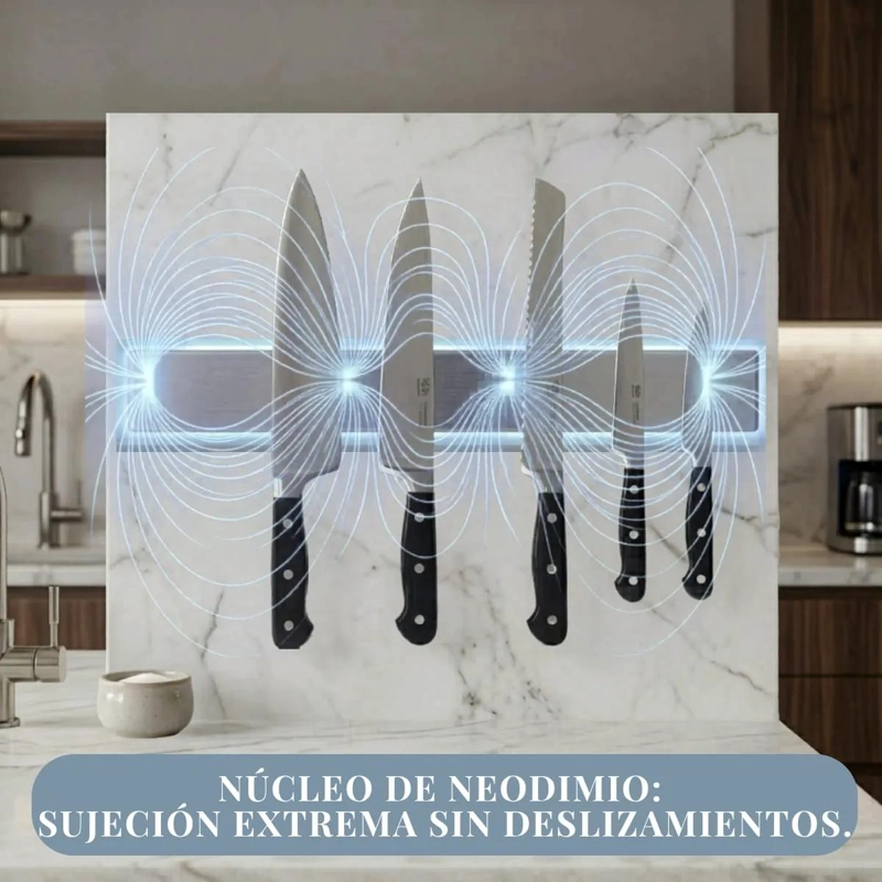 SOPORTE MAGNE TICO DE ACERO INOXIDABLE PARA CUCHILLOS 40 CM - 9