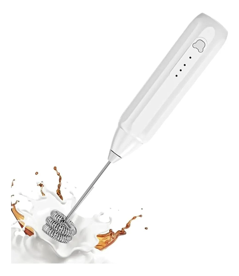 ESPUMADOR ELE CTRICO RECARGABLE CON BATIDOR DE ACERO INOXIDABLE PARA LECHE - 7