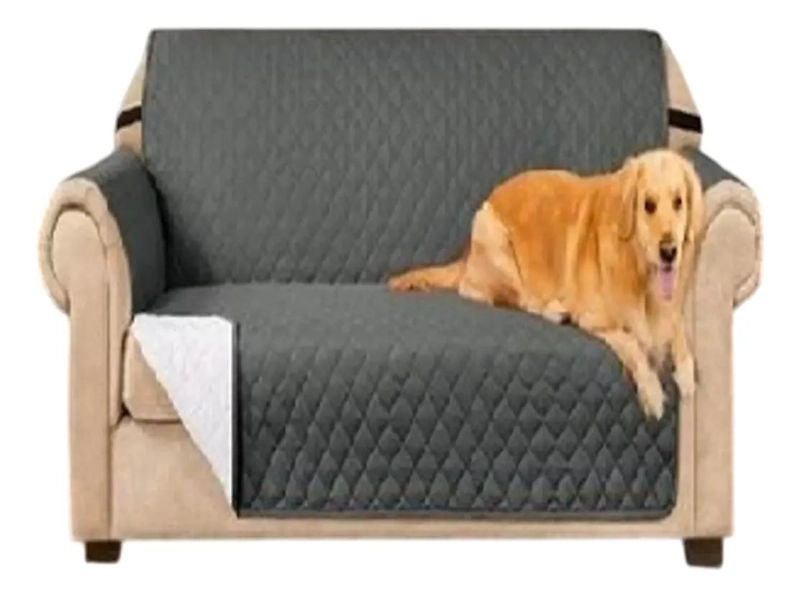 FUNDA IMPERMEABLE PARA SOFA DE 1 CUERPO CON SUJETADORES - 1