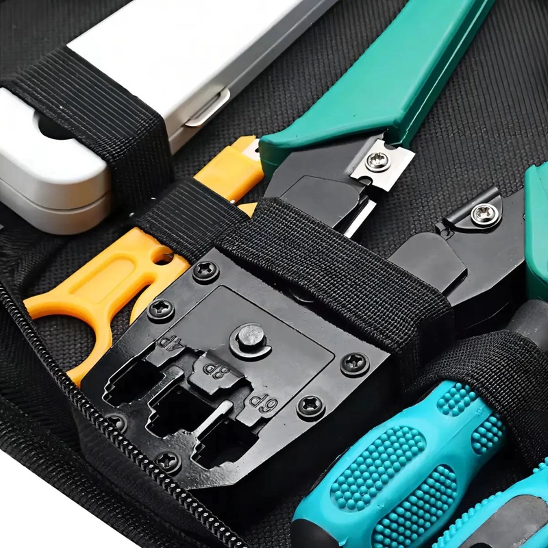KIT DE HERRAMIENTAS PARA REPARACION DE REDES Y CABLES - 2