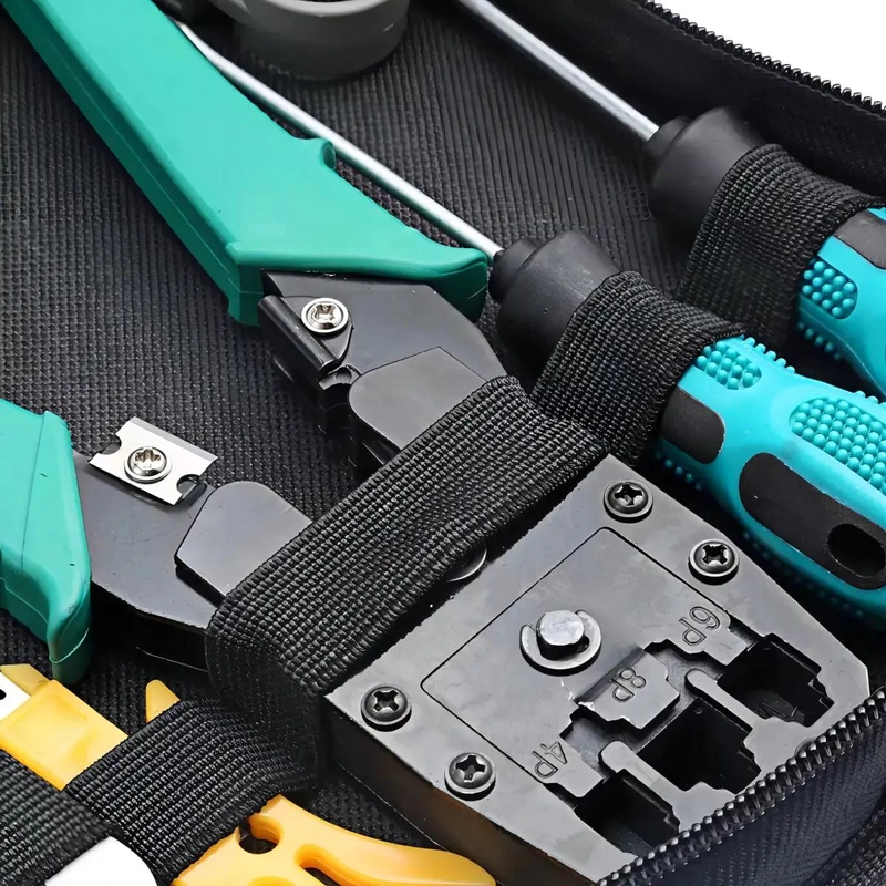KIT DE HERRAMIENTAS PARA REPARACION DE REDES Y CABLES - 3