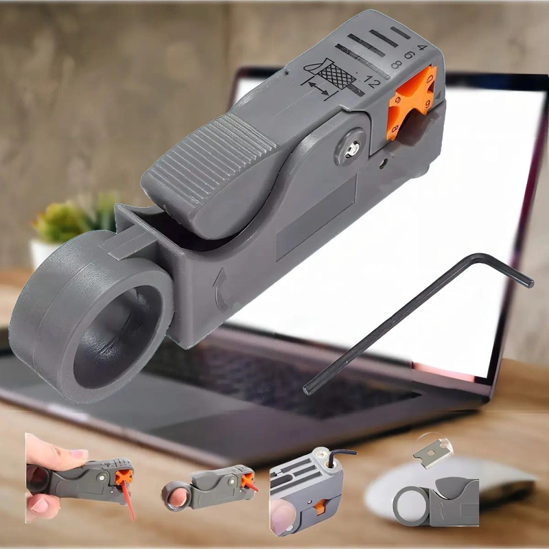 KIT DE HERRAMIENTAS PARA REPARACION DE REDES Y CABLES - 5