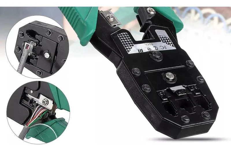 KIT DE HERRAMIENTAS PARA REPARACION DE REDES Y CABLES - 7