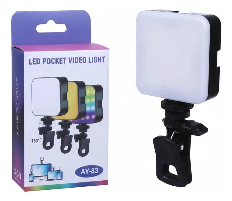 MINI LUZ LED RGB PORTATIL PARA VIDEOS Y LLAMADAS - 3