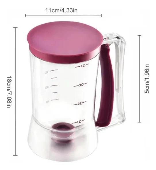 DISPENSADOR DE MEZCLAS PARA REPOSTERIA 900ML IDEAL PARA POSTRES - 3