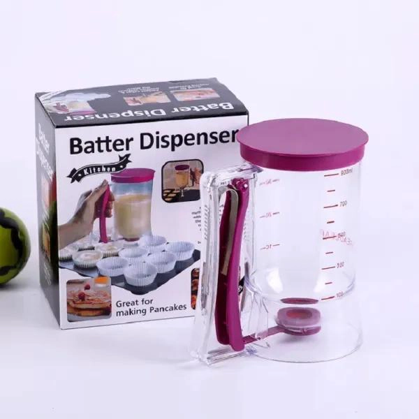 DISPENSADOR DE MEZCLAS PARA REPOSTERIA 900ML IDEAL PARA POSTRES - 4