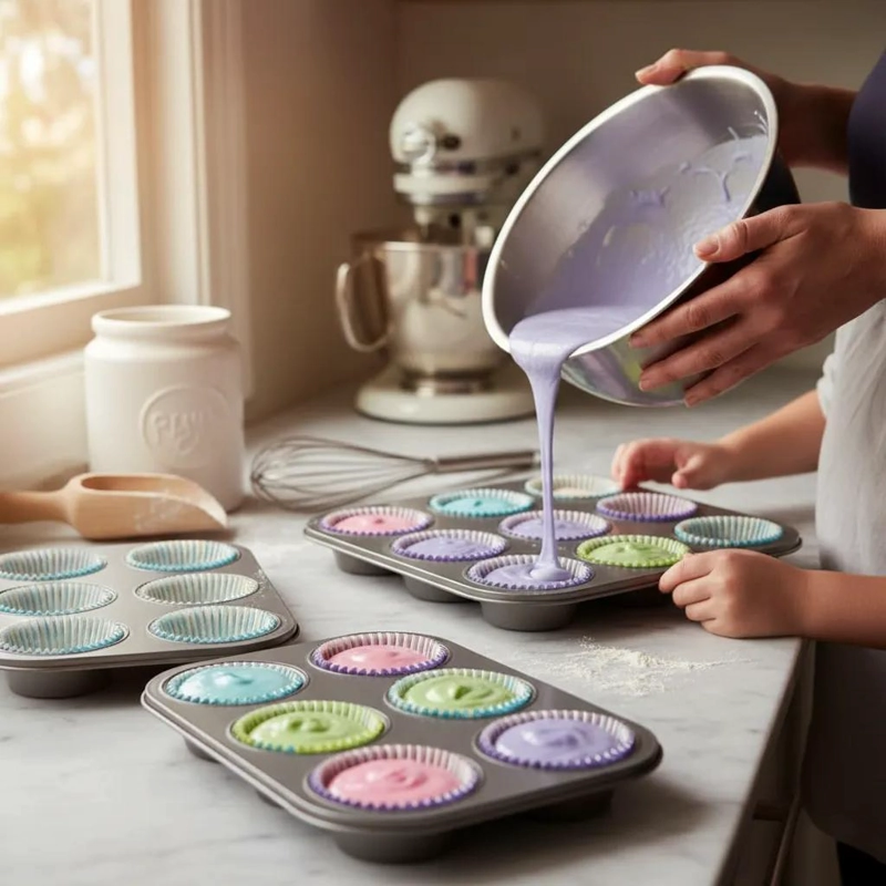 PACK DE 300 CAPSULAS PARA HORNEAR CUPCAKES DE COLORES VARIADOS - 5