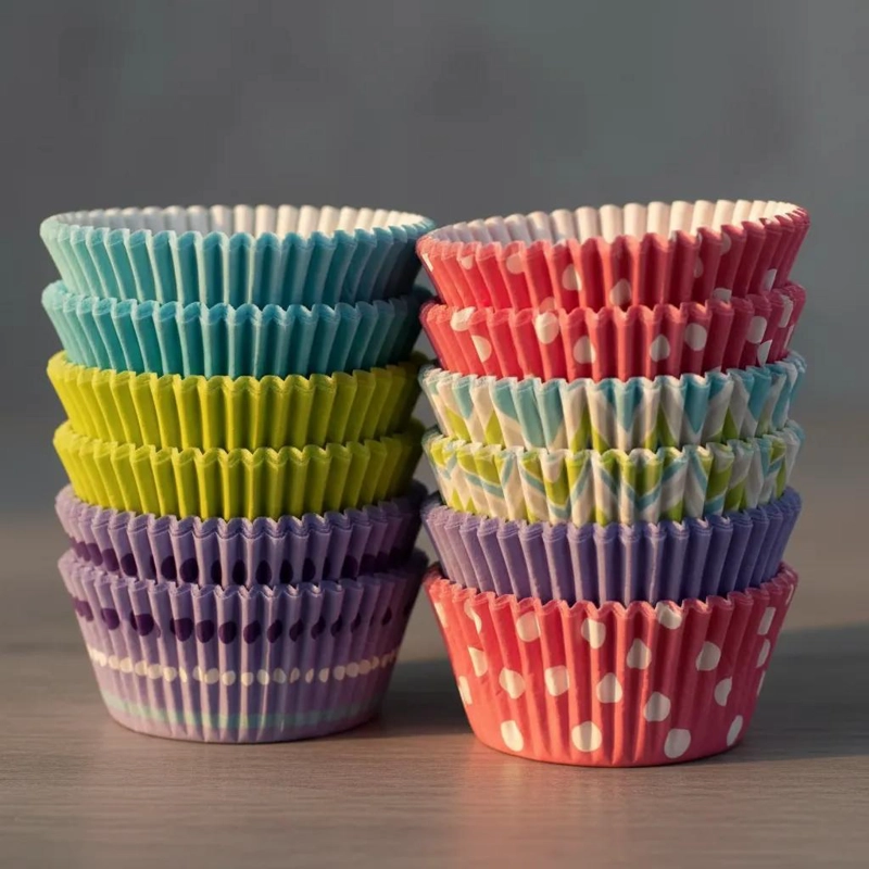 PACK DE 300 CAPSULAS PARA HORNEAR CUPCAKES DE COLORES VARIADOS - 6