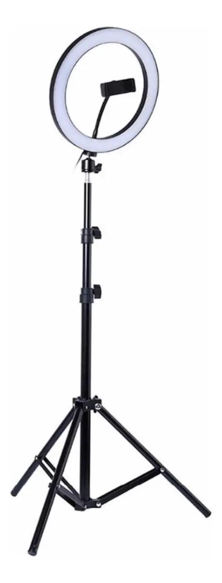 ARO DE LUZ LED DE 26 CM CON TRIPODE DE 2 METROS - 1