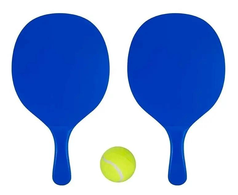 SET DE PALETAS DE PLAYA MDF CON BOLSO Y PELOTA - 3