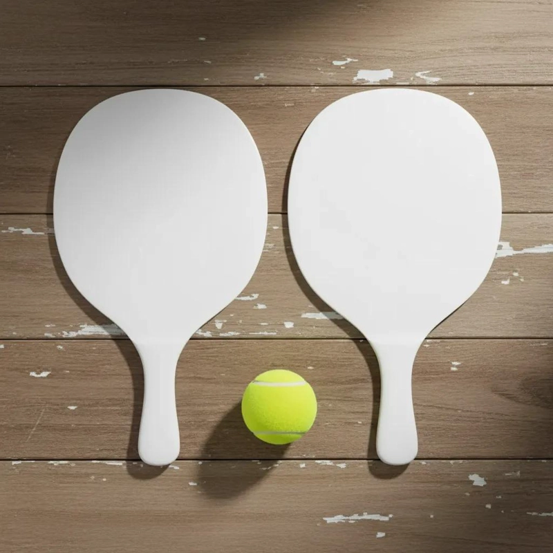 SET DE PALETAS DE PLAYA MDF CON BOLSO Y PELOTA - 7
