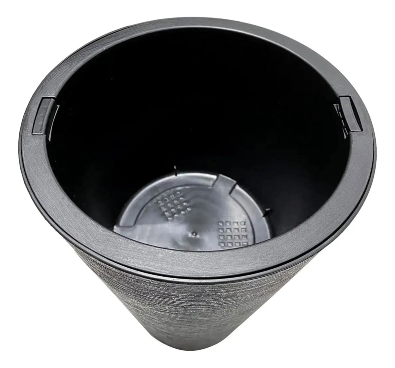 MACETERO CONICO DE PLASTICO PARA PLANTAS DE 38 CM - 5