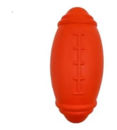 PELOTA DE GOMA PARA PERROS EN FORMA DE BALON DE RUGBY - 1