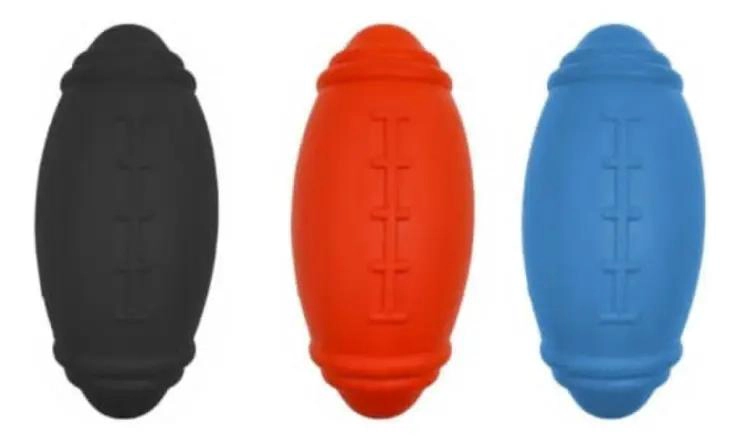 PELOTA DE GOMA PARA PERROS EN FORMA DE BALON DE RUGBY - 2
