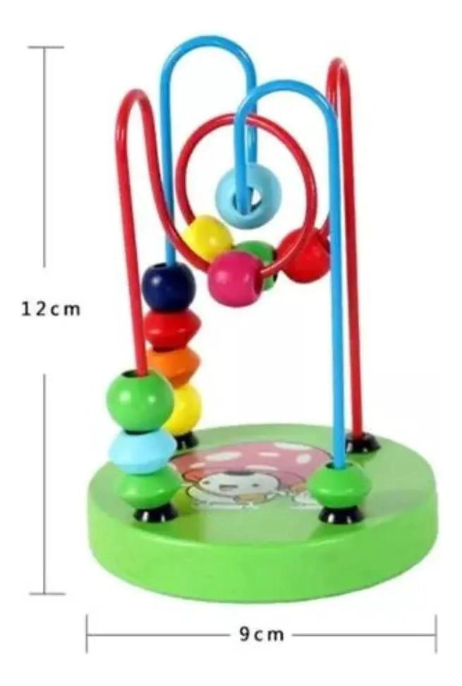 PACK DE 4 JUGUETES DIDACTICOS DE MADERA PARA BEBE S - 4