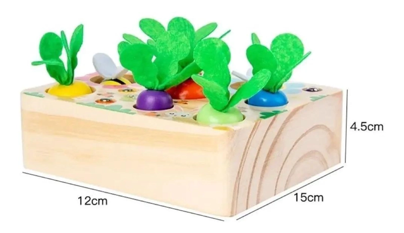 JUGUETE DIDACTICO DE MADERA PARA NIÑOS DE 3 AÑOS - 10