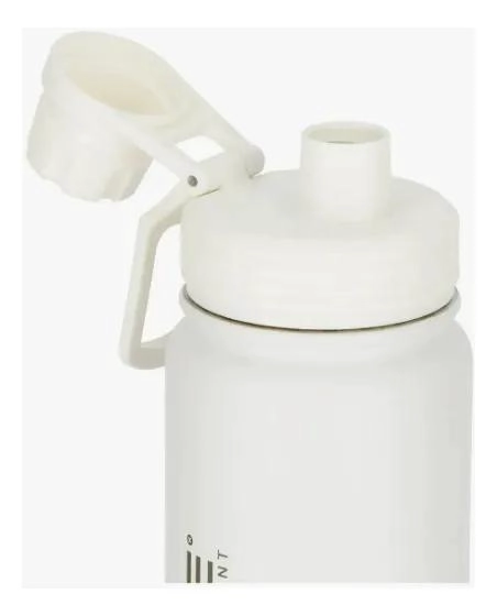 BOTELLA TERMO DE ACERO INOXIDABLE 710ML COLOR BLANCO - 3