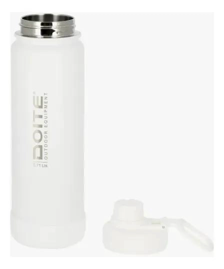 BOTELLA TERMO DE ACERO INOXIDABLE 710ML COLOR BLANCO - 4