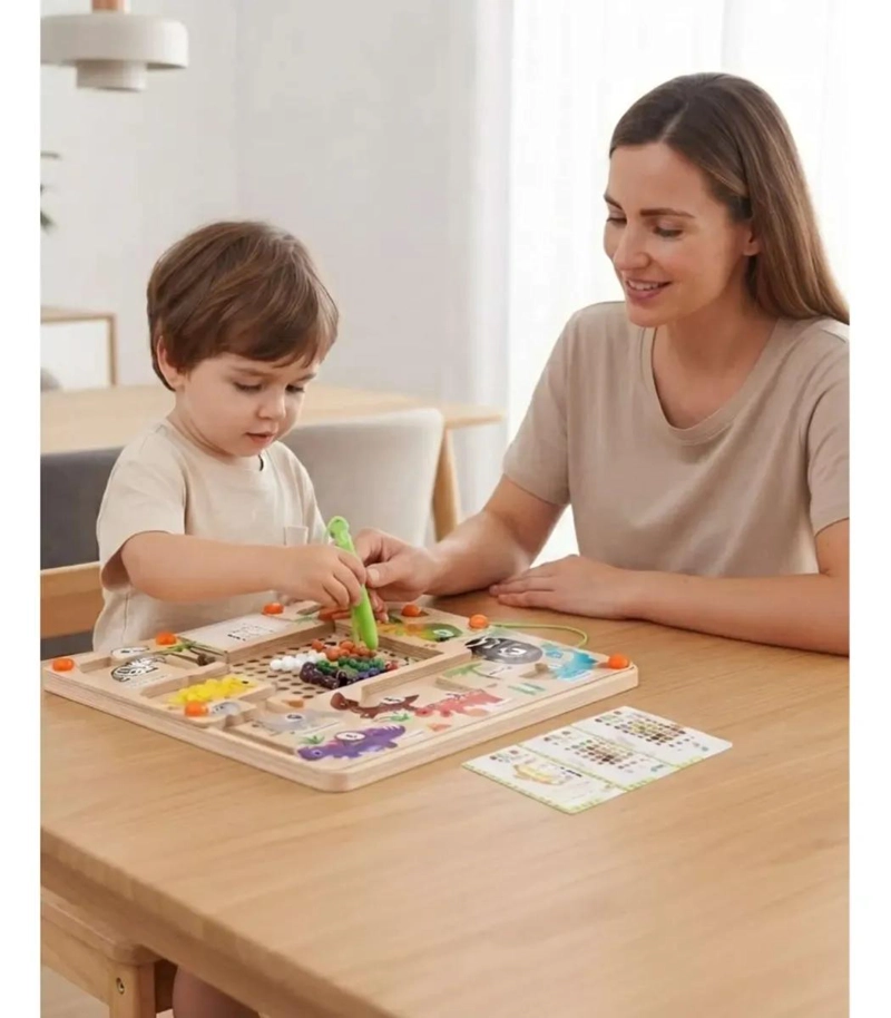 TABLERO DIDACTICO MAGNE TICO DE DINOSAURIOS PARA NIÑOS - 1