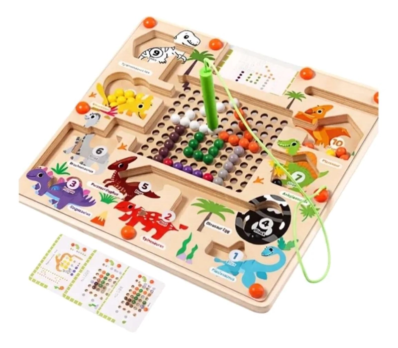 TABLERO DIDACTICO MAGNE TICO DE DINOSAURIOS PARA NIÑOS - 6