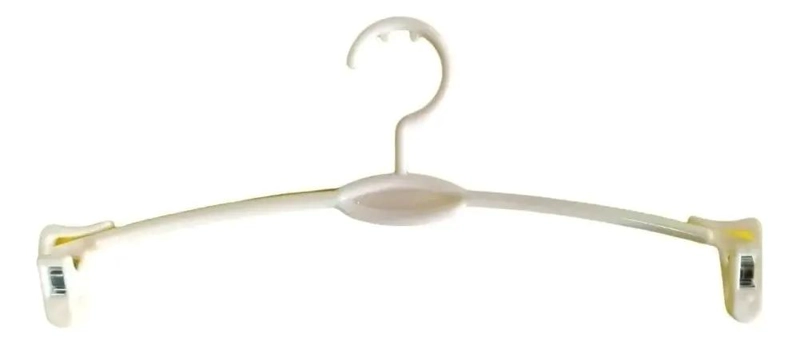 PACK DE 50 COLGADORES DE PLASTICO PARA ROPA INTIMA - 1