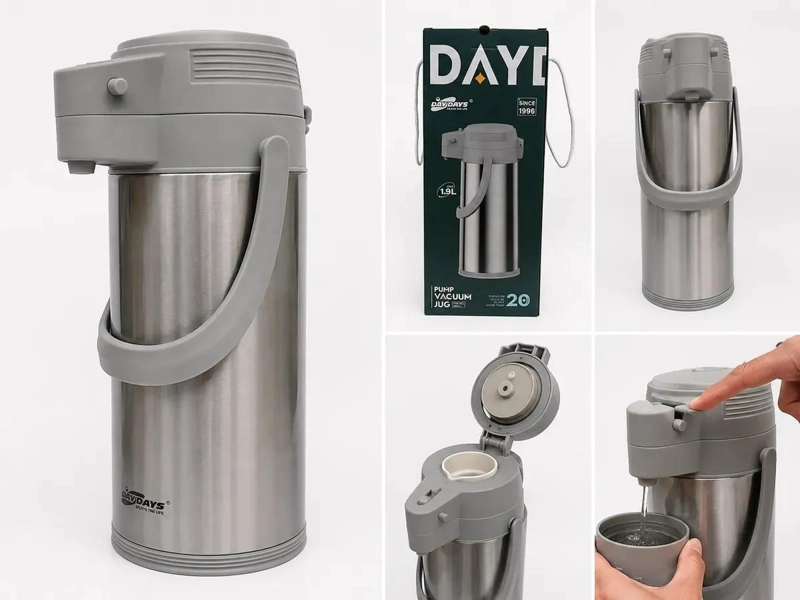 TERMO DISPENSADOR DE 1,9 LITROS CON SISTEMA DE BOMBA - 3