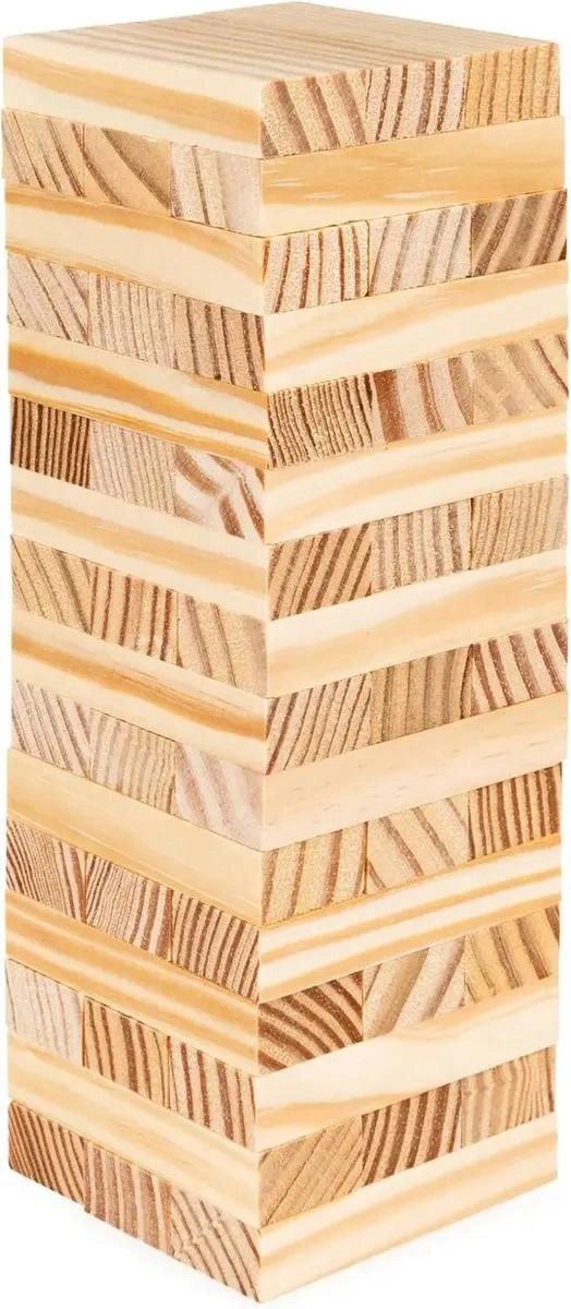 JUEGO DE MESA TORRE DE EQUILIBRIO EN MADERA PARA NIÑOS Y ADULTOS - 8