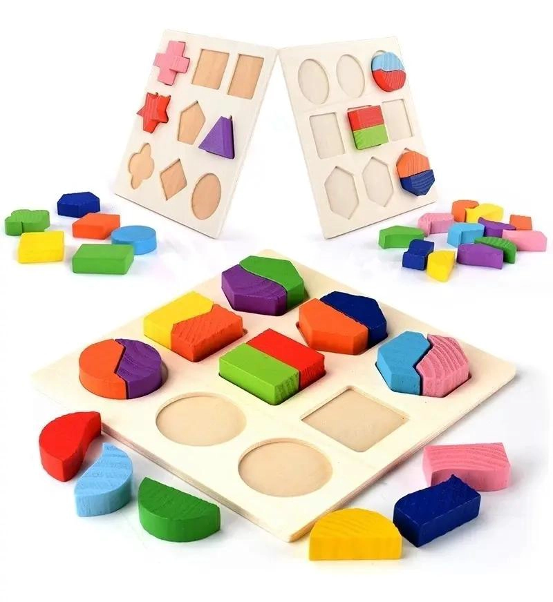 JUGUETE DIDACTICO DE MADERA PARA APRENDIZAJE INFANTIL - 9