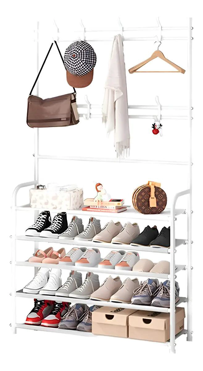 ORGANIZADOR COLGADOR MULTIFUNCIONAL 5 NIVELES PARA ZAPATOS Y ACCESORIOS - 1