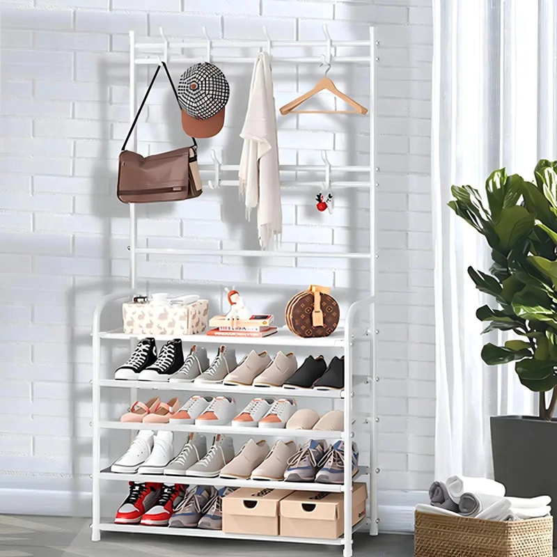 ORGANIZADOR COLGADOR MULTIFUNCIONAL 5 NIVELES PARA ZAPATOS Y ACCESORIOS - 4