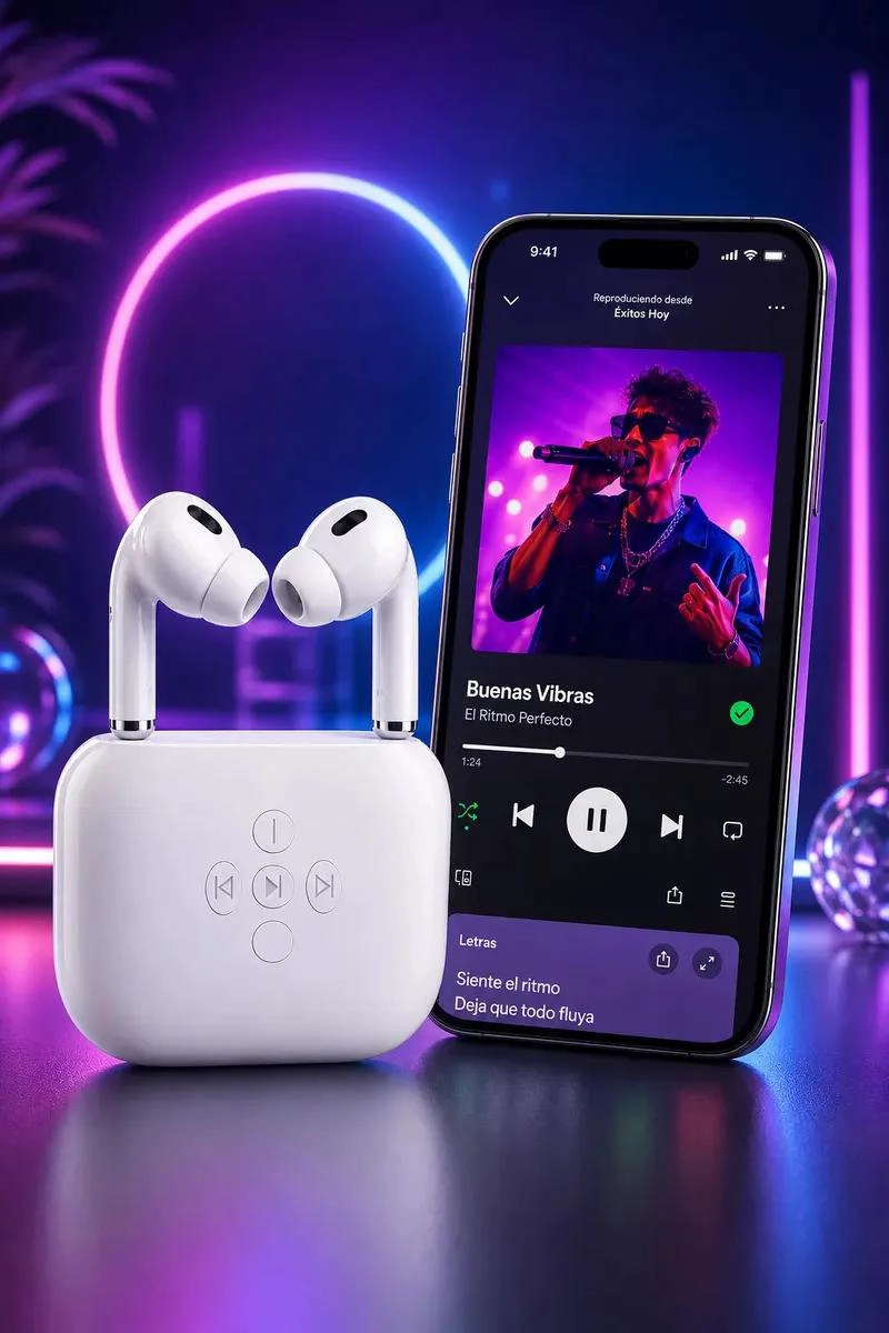AUDIFONOS IN-EAR BLUETOOTH INALAMBRICOS CON ESTUCHE DE CARGA - 3