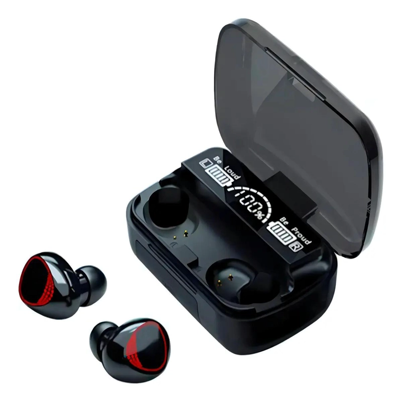 AUDIFONOS INALAMBRICOS BLUETOOTH TWS CON MICROFONO Y POWER BANK - 6