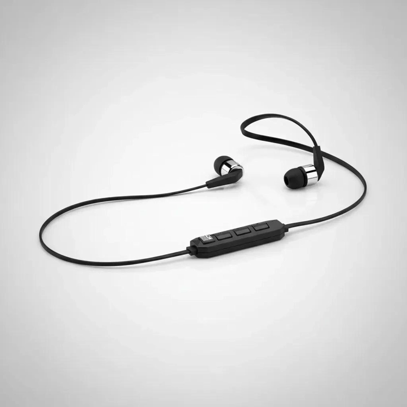 AUDIFONOS IN-EAR BLUETOOTH METAL NEGRO CON MICROFONO - 4
