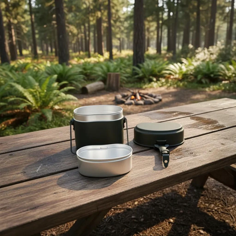 CANTIMPLORA DE ALUMINIO PARA CAMPING Y AVENTURAS AL AIRE LIBRE - 5