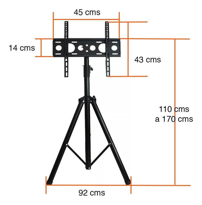 TRIPODE AJUSTABLE PARA PANTALLAS DE 32 A 50 PULGADAS - 6