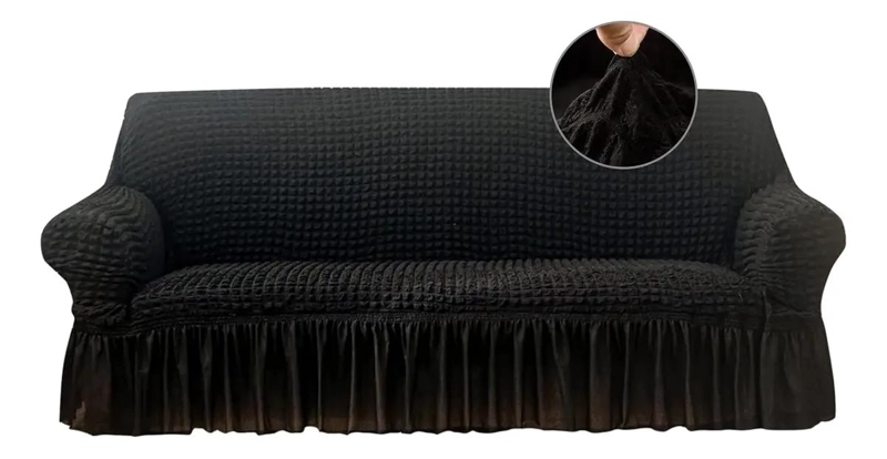 FUNDA PROTECTORA PARA SILLON DE 3 CUERPOS ESTILO BUCLE - 1
