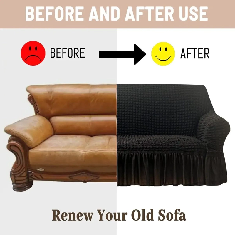 FUNDA PROTECTORA PARA SILLON DE 3 CUERPOS ESTILO BUCLE - 2