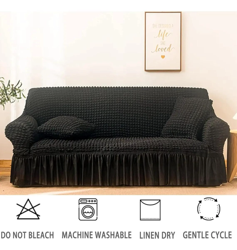 FUNDA PROTECTORA PARA SILLON DE 3 CUERPOS ESTILO BUCLE - 4