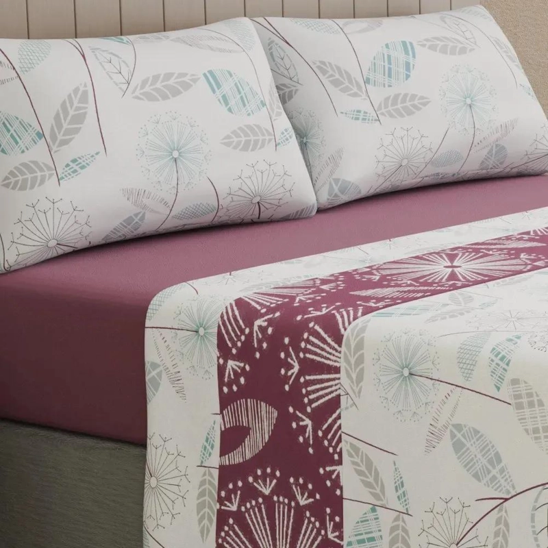 SABANAS DE POLAR ESTAMPADAS PARA CAMA DE 1,5 PLAZAS - 1