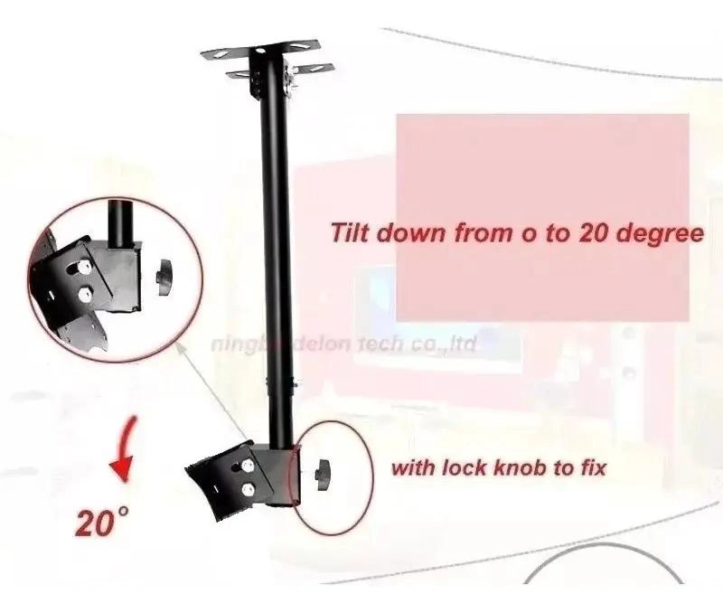 SOPORTE AJUSTABLE PARA TV DE 26 A 55 PULGADAS EN COLOR NEGRO - 8
