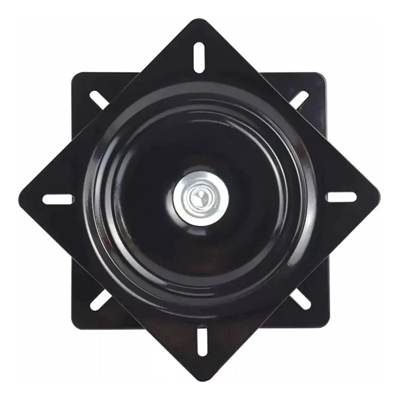 BASE GIRATORIA DE ACERO NEGRA 150X150MM PARA MUEBLES - 2