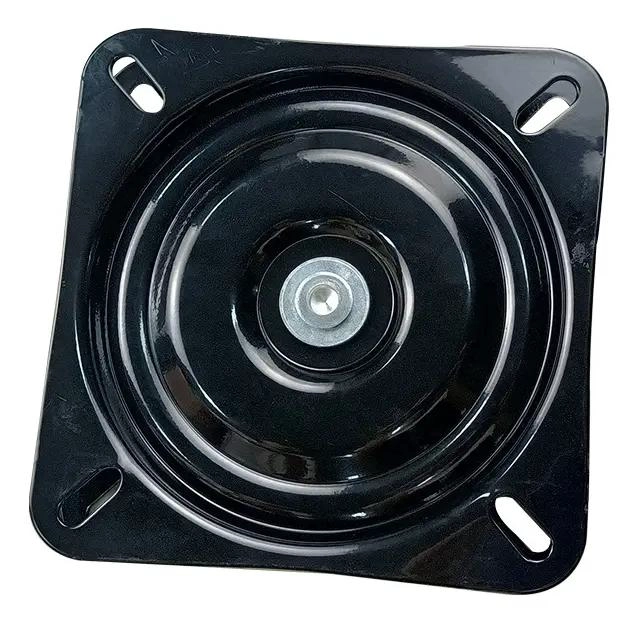 BASE GIRATORIA DE ACERO NEGRA 150X150MM PARA MUEBLES - 5