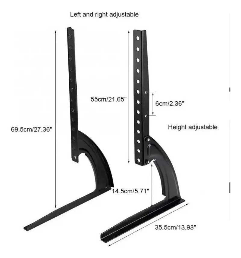 SOPORTE DE TV DE MESA UNIVERSAL PARA PANTALLAS DE 26 A 37 PULGADAS - 3