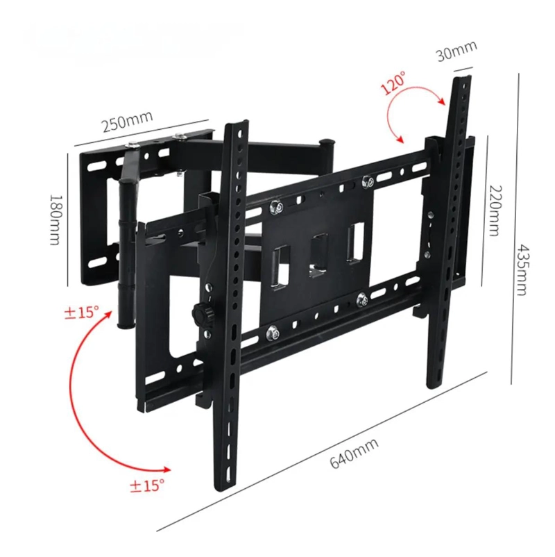 SOPORTE DE PARED PARA TELEVISORES DE 40 A 80 PULGADAS - 8