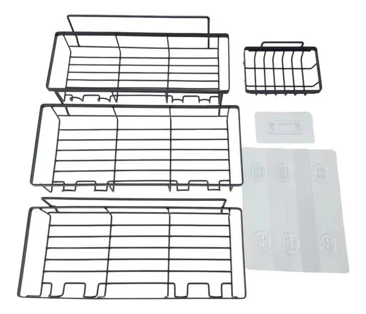 SOPORTE DE PARED PARA BAÑO SIN PERFORACION EN ACERO RESISTENTE - 5