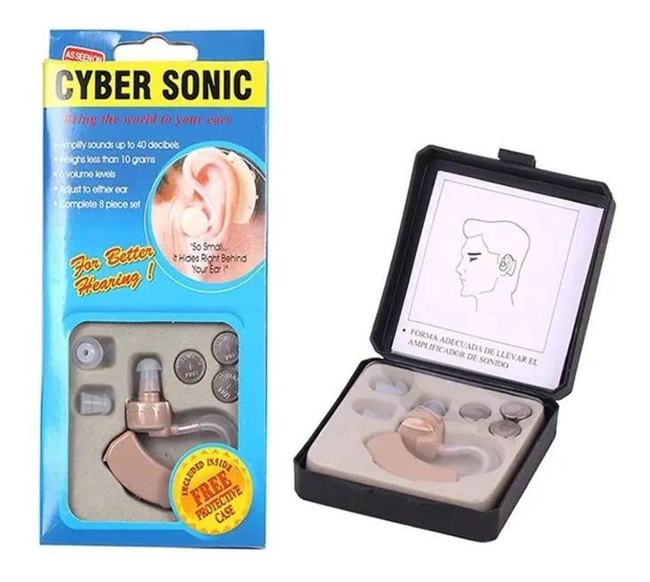 PACK DE 2 AUDIFONOS AMPLIFICADORES DE SONIDO PARA MEJORAR LA AUDICION - 3