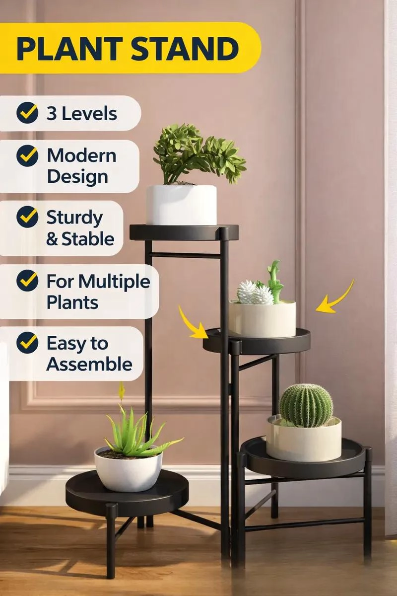 SET ORGANIZADOR DE 4 NIVELES PARA MACETEROS DESMONTABLE - 6
