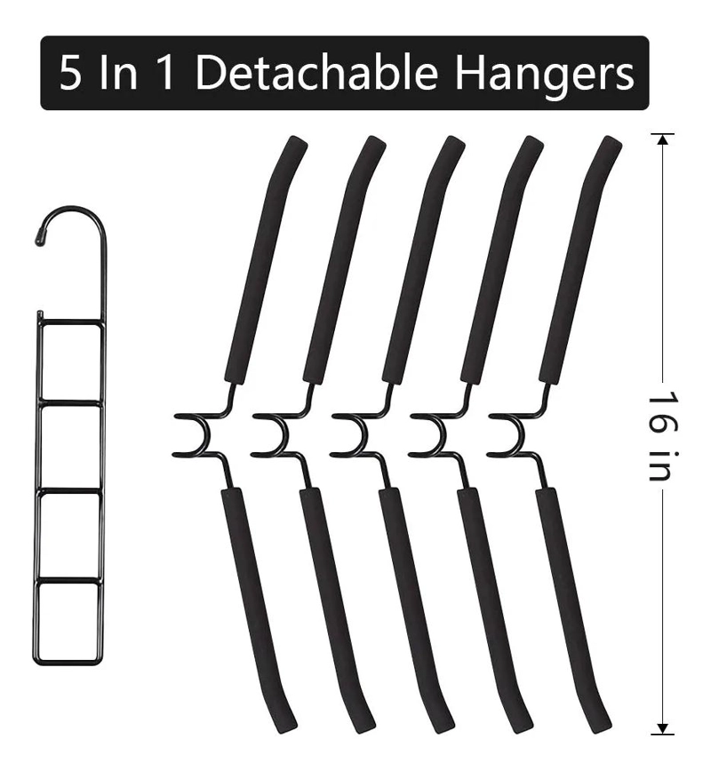 COLGADOR ANTIDESLIZANTE MULTIFUNCIONAL PARA ROPA Y PANTALONES - 3