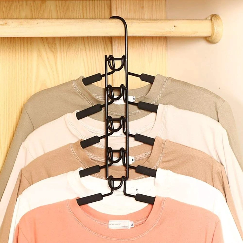 COLGADOR ANTIDESLIZANTE MULTIFUNCIONAL PARA ROPA Y PANTALONES - 7